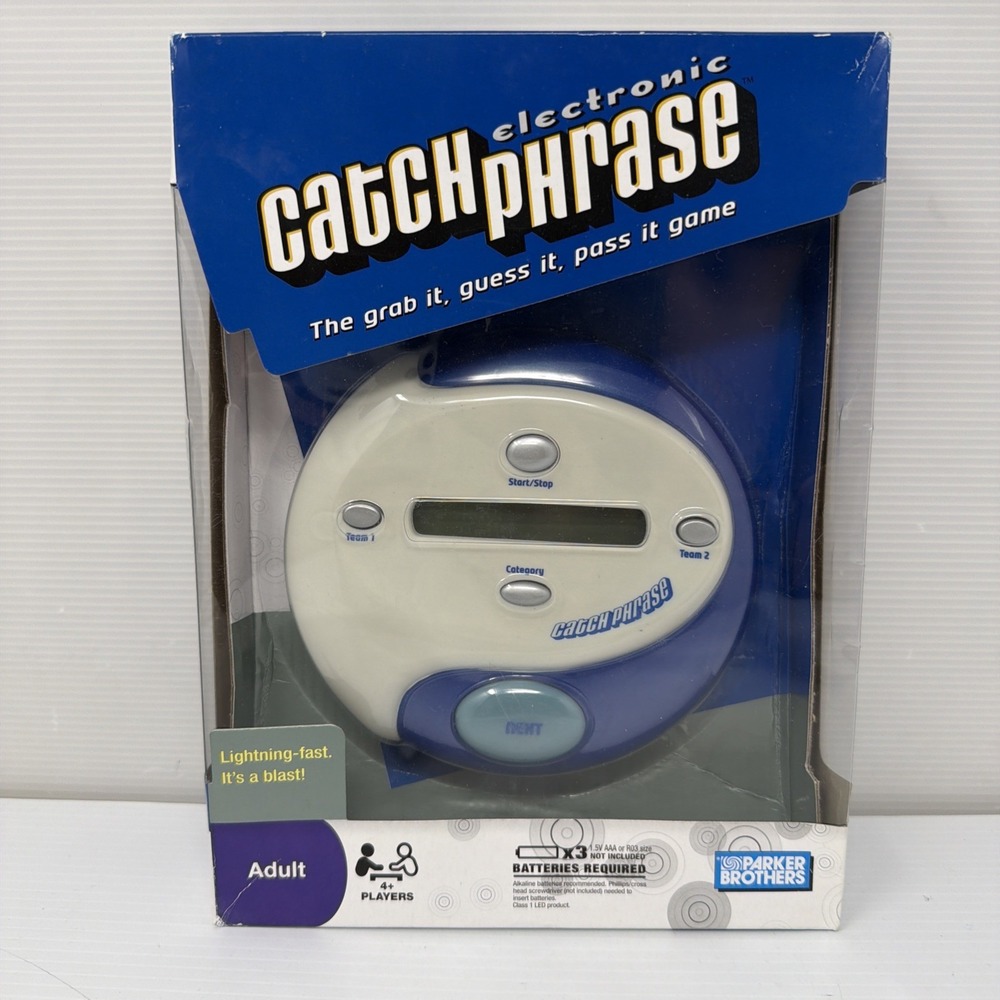 2009 Catch Phrase Electronic Handheld Party Game New Old Stock